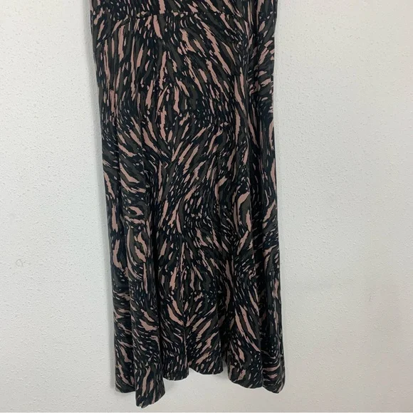 Athleta Santorini Thera Dress Abstract Black Mini Sleeveless Flowy Sz Small - Picture 5 of 10